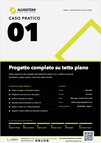 PRogetto completo su tetto piano